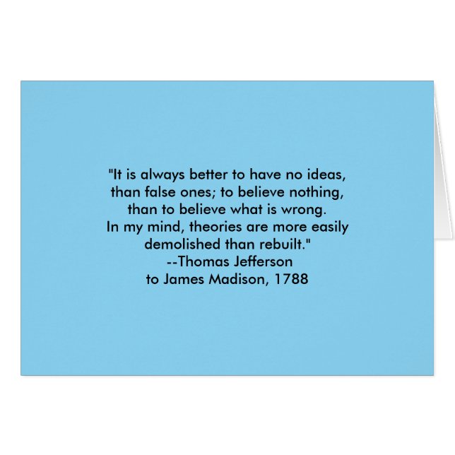 Thomas Jefferson - always better jGibney Museum  (Anverso (Horizontal))