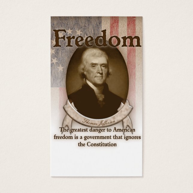 Thomas Jefferson - Libertad (Frente)