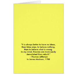 Thomas Jefferson - Siempre es mejor