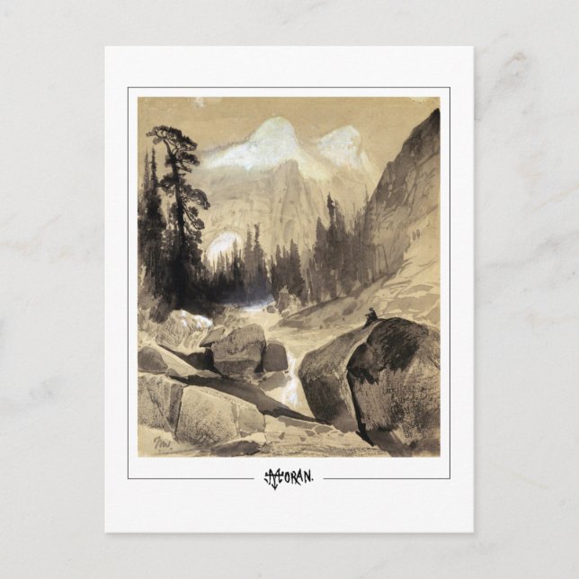 Thomas Moran #133 - postal Bella Artes (Anverso)