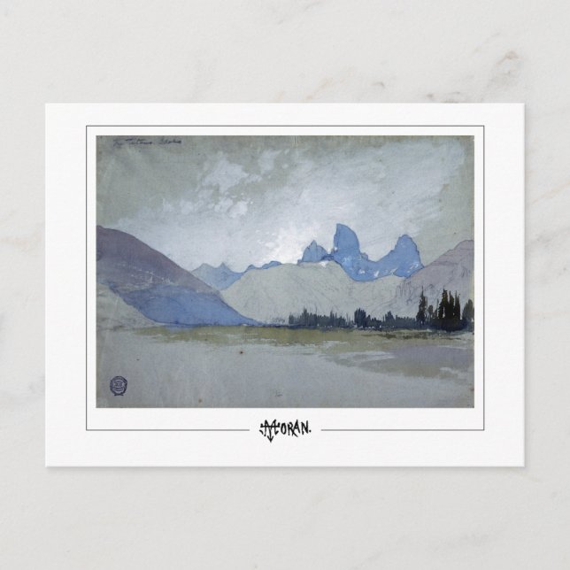 Thomas Moran #19 - postal Bella Artes (Anverso)