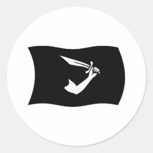 Thomas Tew Flag Pegatina