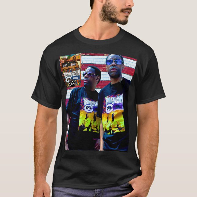 THOMPSON SPIN TWIN.  Camiseta básica oscura (Anverso)