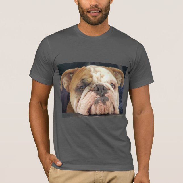 Thor la camiseta del adulto del bulldog (Anverso)