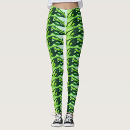 THORNY GREEN Leggings