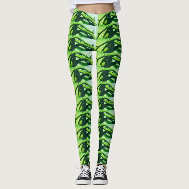 THORNY GREEN Leggings (Anverso)