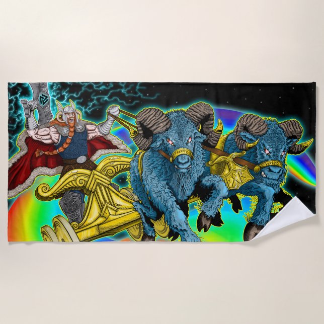Thor's Chariot - Toalla de playa (Anverso)