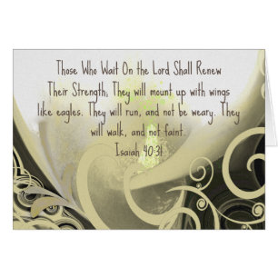 Those Who Wait On the Lord Renew Their Strength