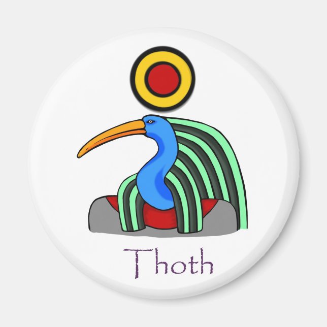 Thoth - Antiguo imán de Dios egipcio (Frente)