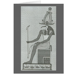 Thoth que se sienta en su trono
