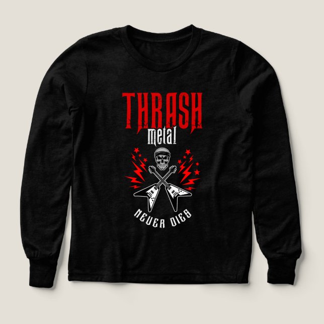 Thrash Metalizado Never Die (Diseño frontal)