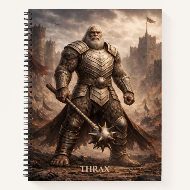 THRAX - Cuaderno en espiral (Anverso)