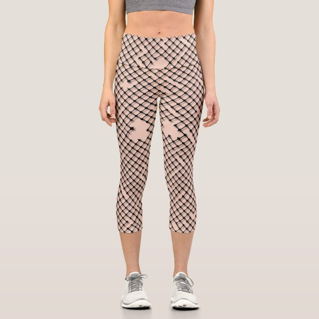 Threadbare Fishnets Capri Leggings (Anverso)