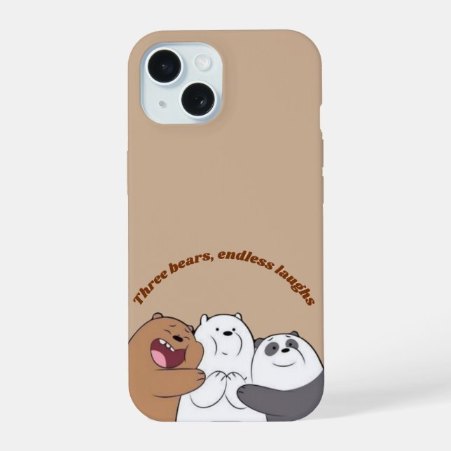 Three Bears Hug Phone Case (Reverso )