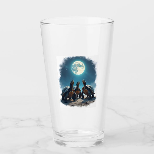 Three Tortoises Howl at Moon Wildlife Mountain Tur (Anverso)