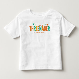 THREENAGER - Camiseta de cumpleaños para niños peq