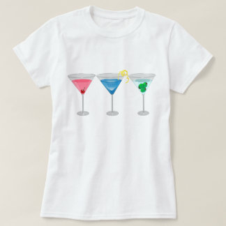 Threetinis clasificó la camiseta de los martinis
