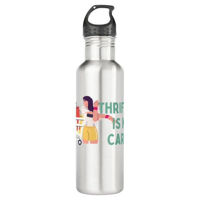 Thrifle es mi botella de agua de acero inoxidable  (Anverso)