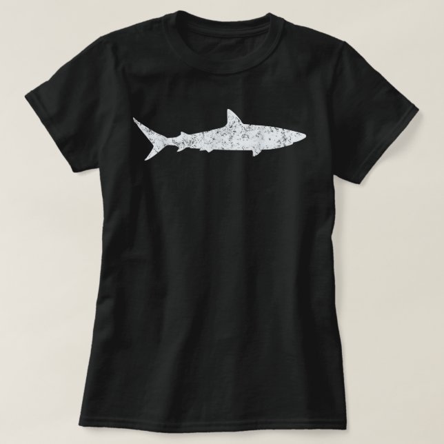 Throwba angustiada de camiseta vintage retro de ti (Diseño del anverso)