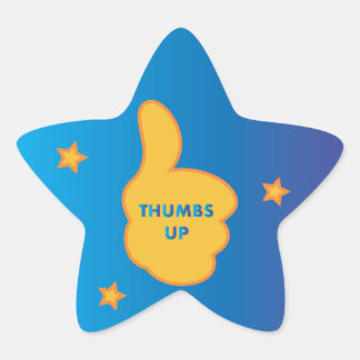 Thumbup Star Pegatinas