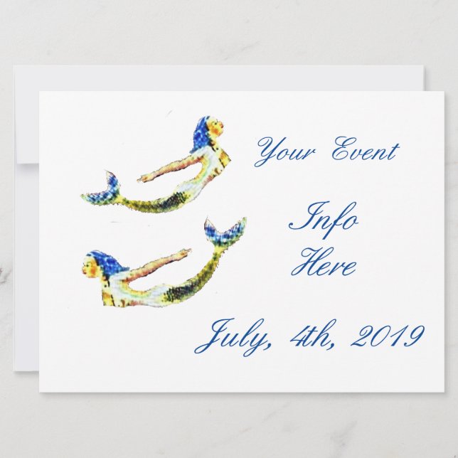 Thunder_Cove, Sirena Nadando (Anverso)