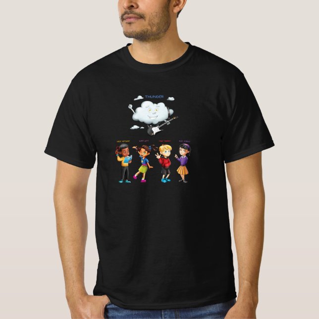 Thunder y la camiseta de amigos (Anverso)