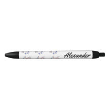 Thunderbirds Pluma personalizada de tinta negra