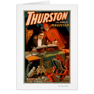 Thurston el gran mago con magia del diablo