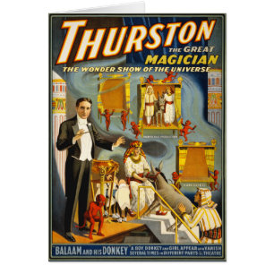 Thurston el gran mago póster de la cosecha de 191