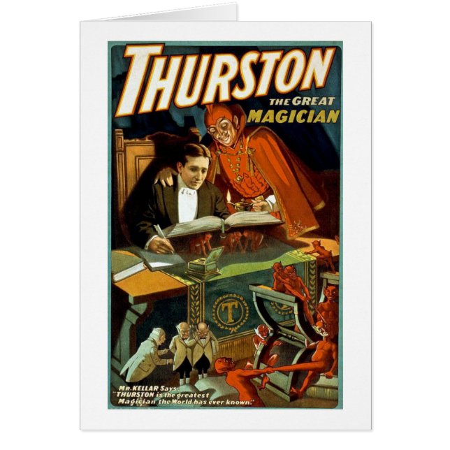 Thurston el gran mago - vintage (Frente)
