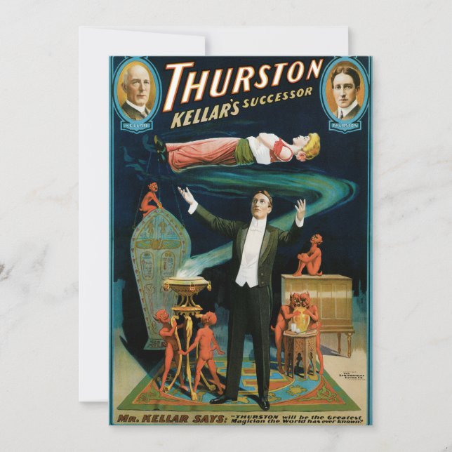 Thurston, el mago vintage sucesor de Kellers (Anverso)