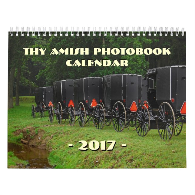 Thy calendario de Amish Photobook (Tapa)