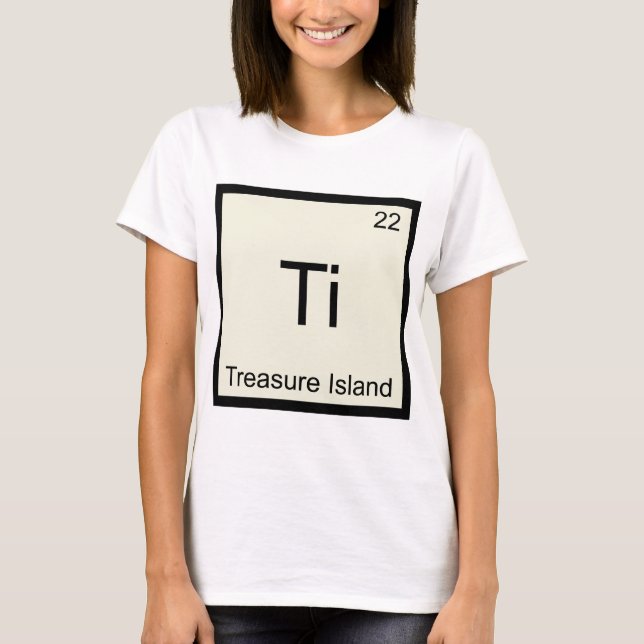 Ti - Isla del Tesoro Camiseta divertida de element (Anverso)