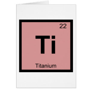 Ti - Química del Titanio Símbolo de la Tabla Perió