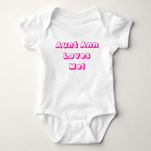 ¡Tía Ana Loves Me! Camisa de una sola pieza con