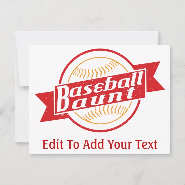 Tía de béisbol (Anverso)