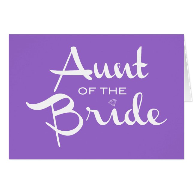 Tía de la novia blanca en morado (Anverso (Horizontal))