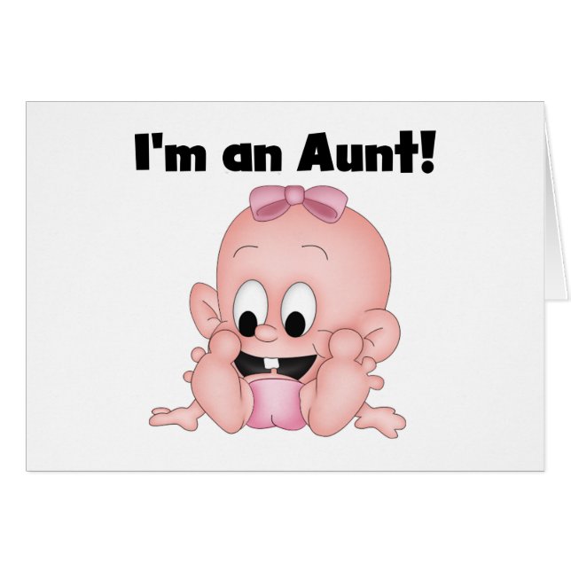 Tía de las camisetas y regalos de la nueva sobrina (Anverso (Horizontal))