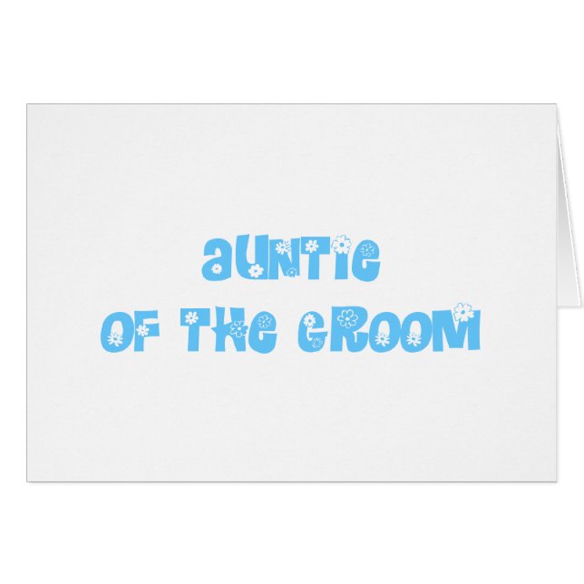 Tía del Groom (Anverso (Horizontal))