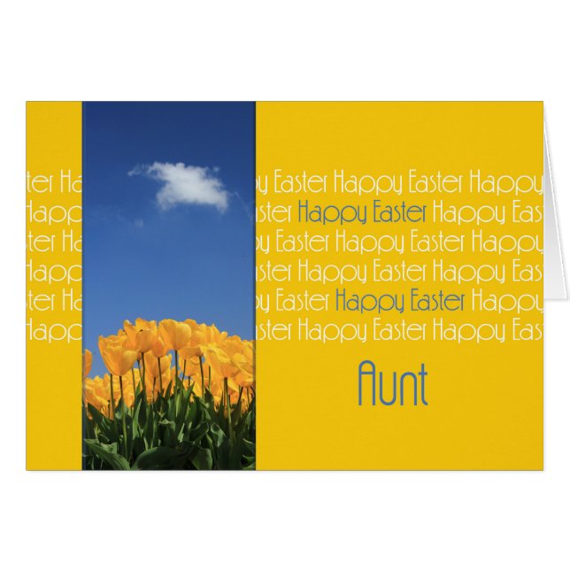 Tía Feliz Pascua (Anverso (Horizontal))