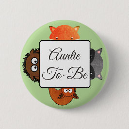 Tía Para Ser Botón Fox Woodlands Tema