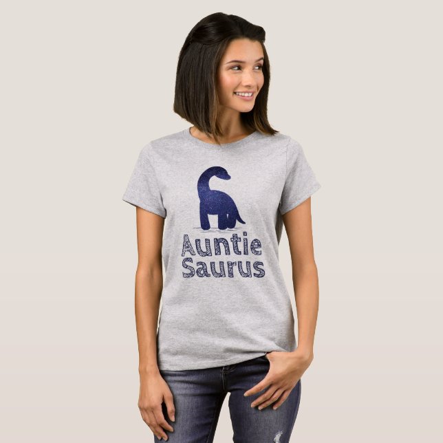 Tía Saurus, camiseta de dinosaurios, regalo de tía (Anverso completo)