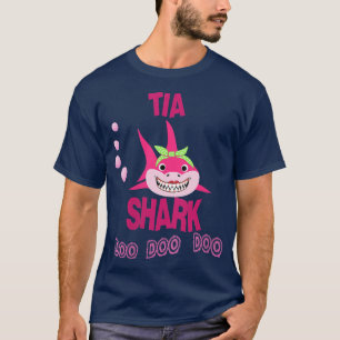 Tia Shark Gift Aunt Playera para Tia en Espa