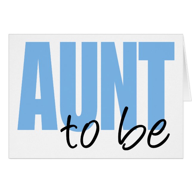 Tía To Be (fuente azul del bloque) (Anverso (Horizontal))