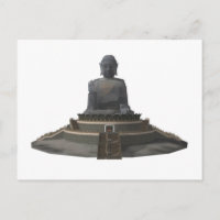 Tian Tan Buddha: Gran Buda: Modelo 3D: Postal