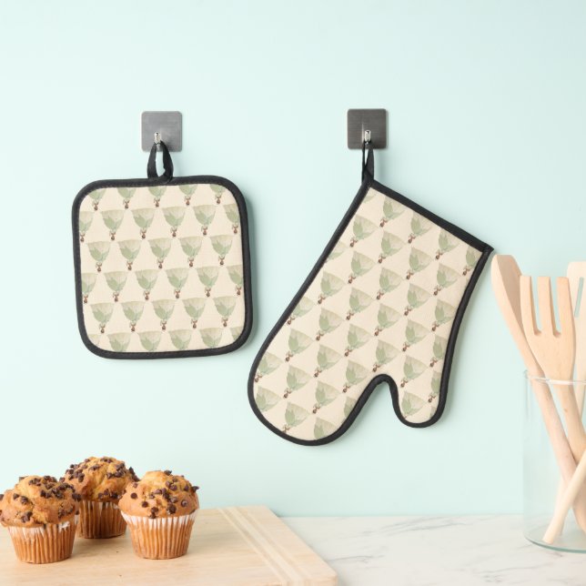 Tiana Oven Mitt & Pot Holder Set (Insitu (colgante))
