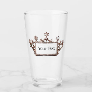 "Tiara personalizada del oro"