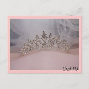 tiara, tarjeta RSVP