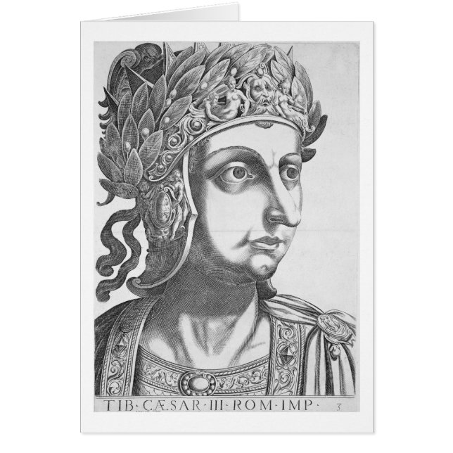 Tiberius César (42 BC-37 ANUNCIO), 1596 (grabado) (Frente)