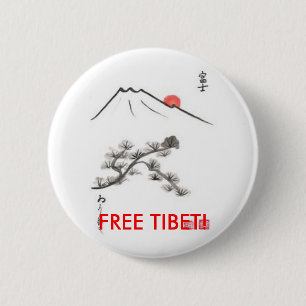 ¡TÍBET LIBRE! botón -- ¡nuevo artículo!